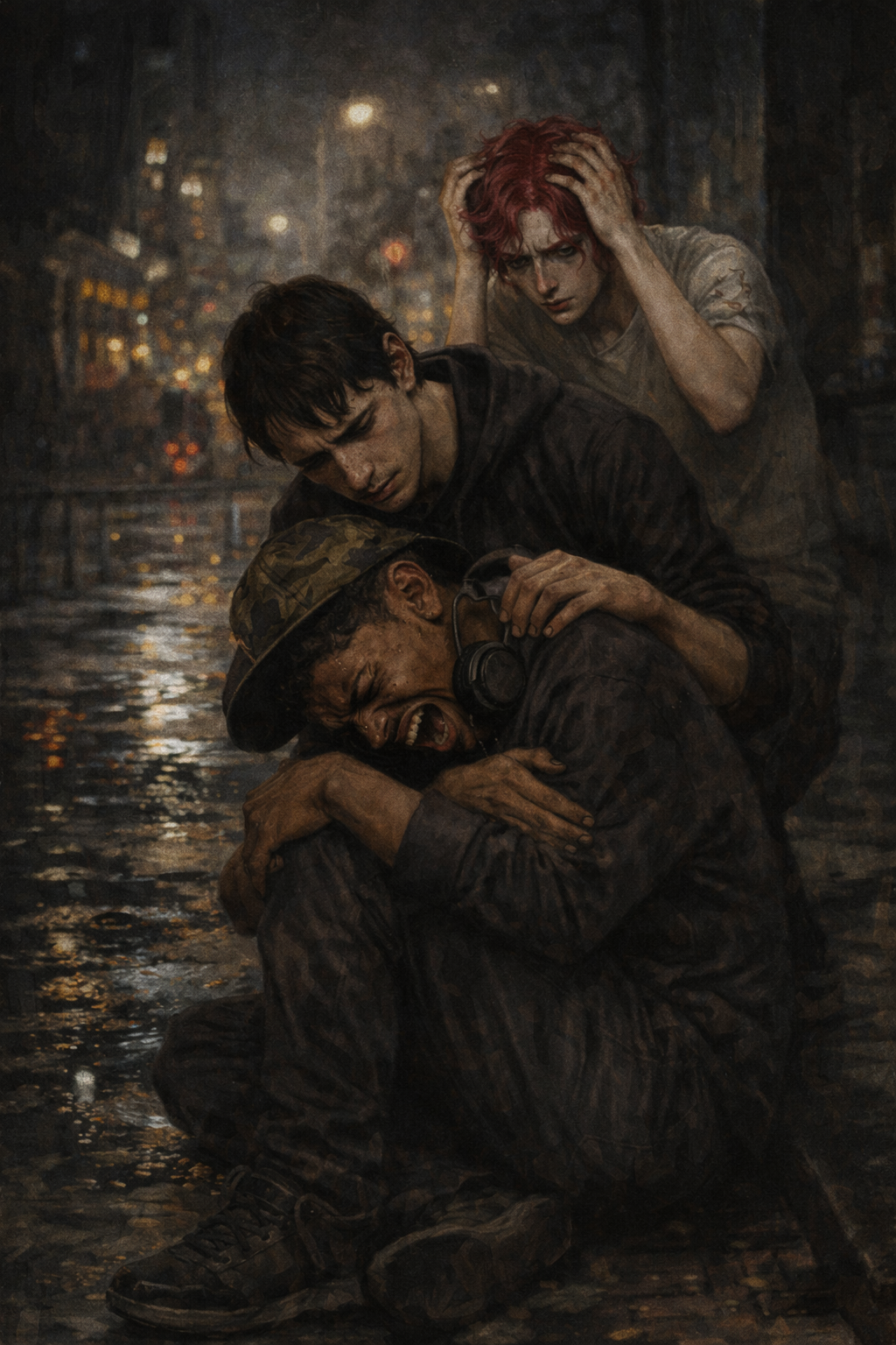 Noche oscura en la ciudad