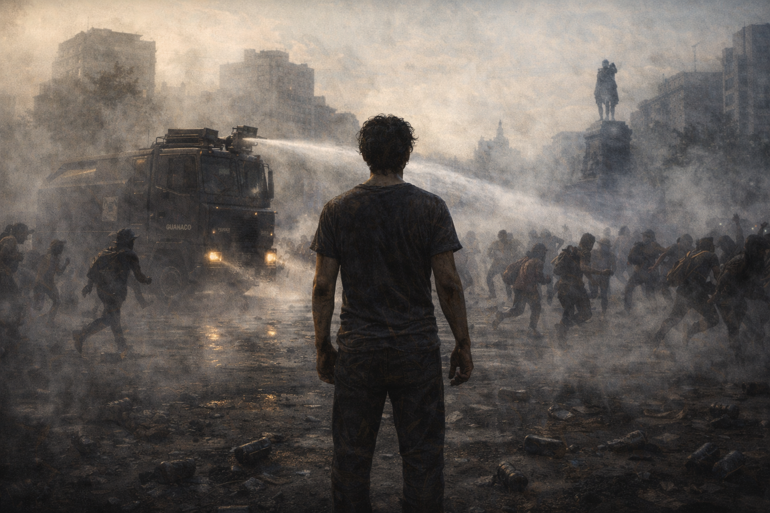 Protesta en Plaza Italia | presente | capitulo_20